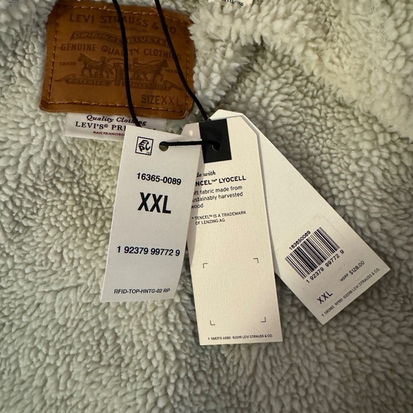 Levi's Sherpa Trucker Men's Jacket, Mays - Size 2XL - Picture 5 of 5